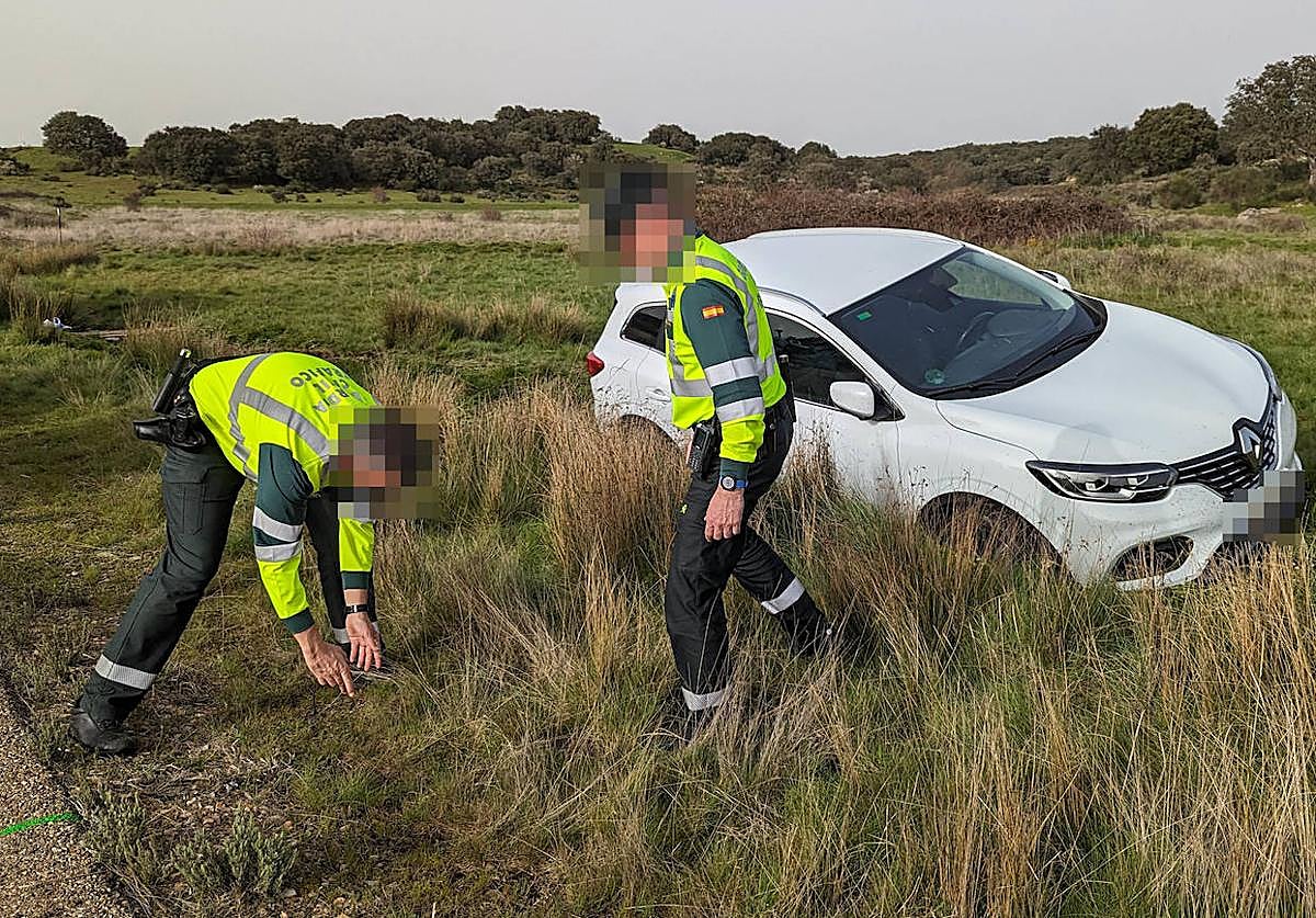 Imagen del accidente de Martiago.