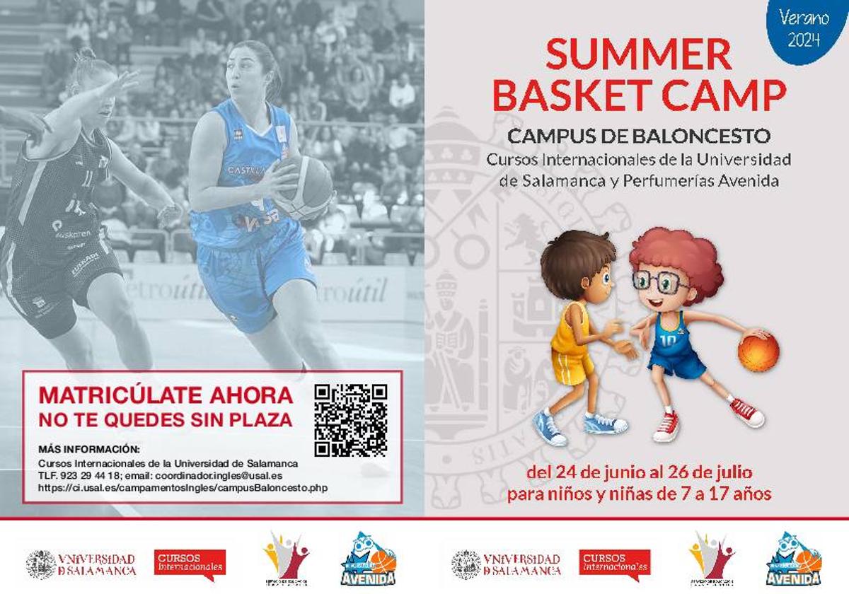 El CB Avenida y la USAL organizan este verano un campus de baloncesto e inglés