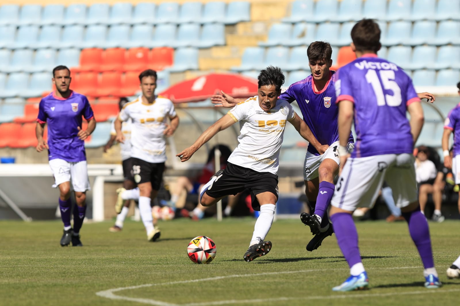 El partido entre el Salamanca UDS y el Palencia CF, en imágenes