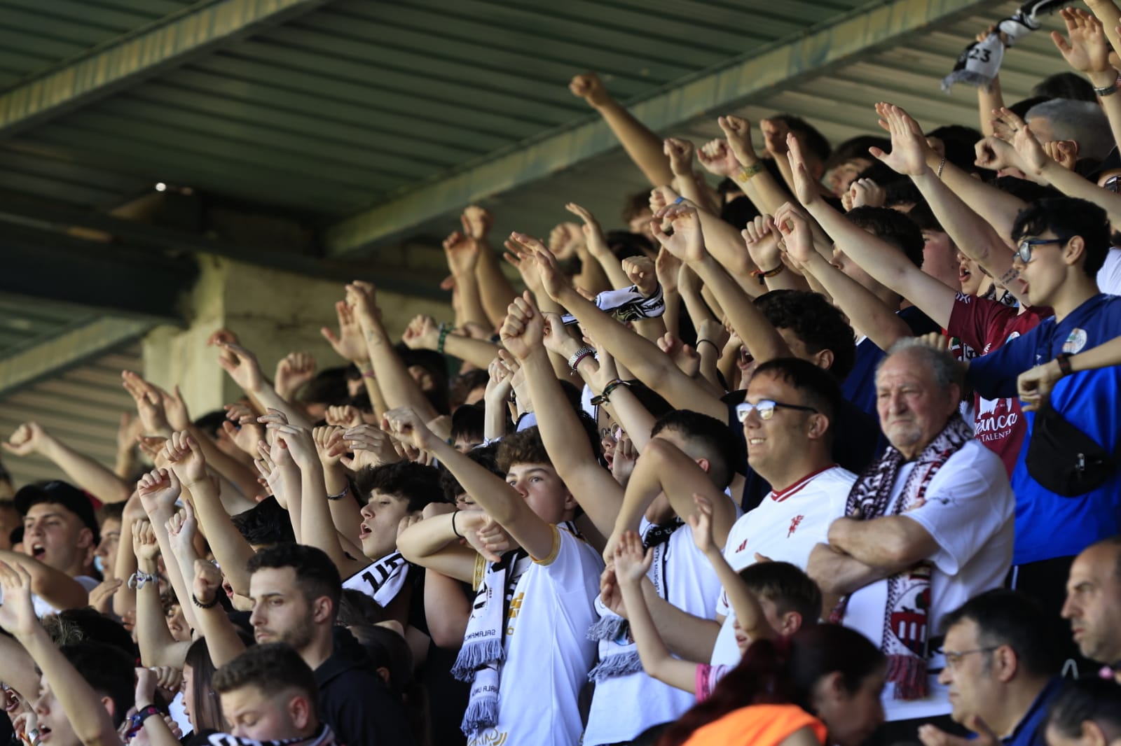 El partido entre el Salamanca UDS y el Palencia CF, en imágenes