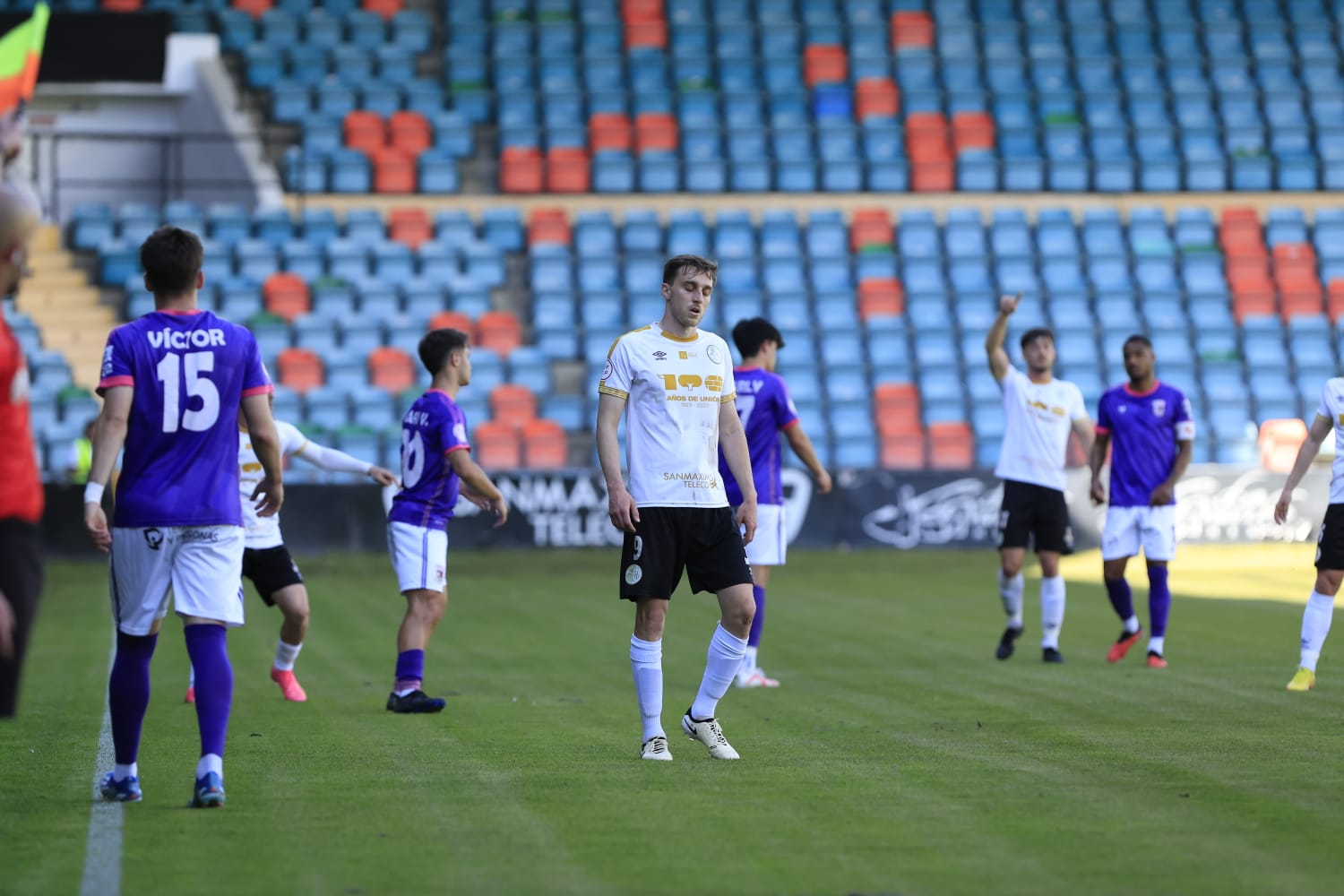El partido entre el Salamanca UDS y el Palencia CF, en imágenes