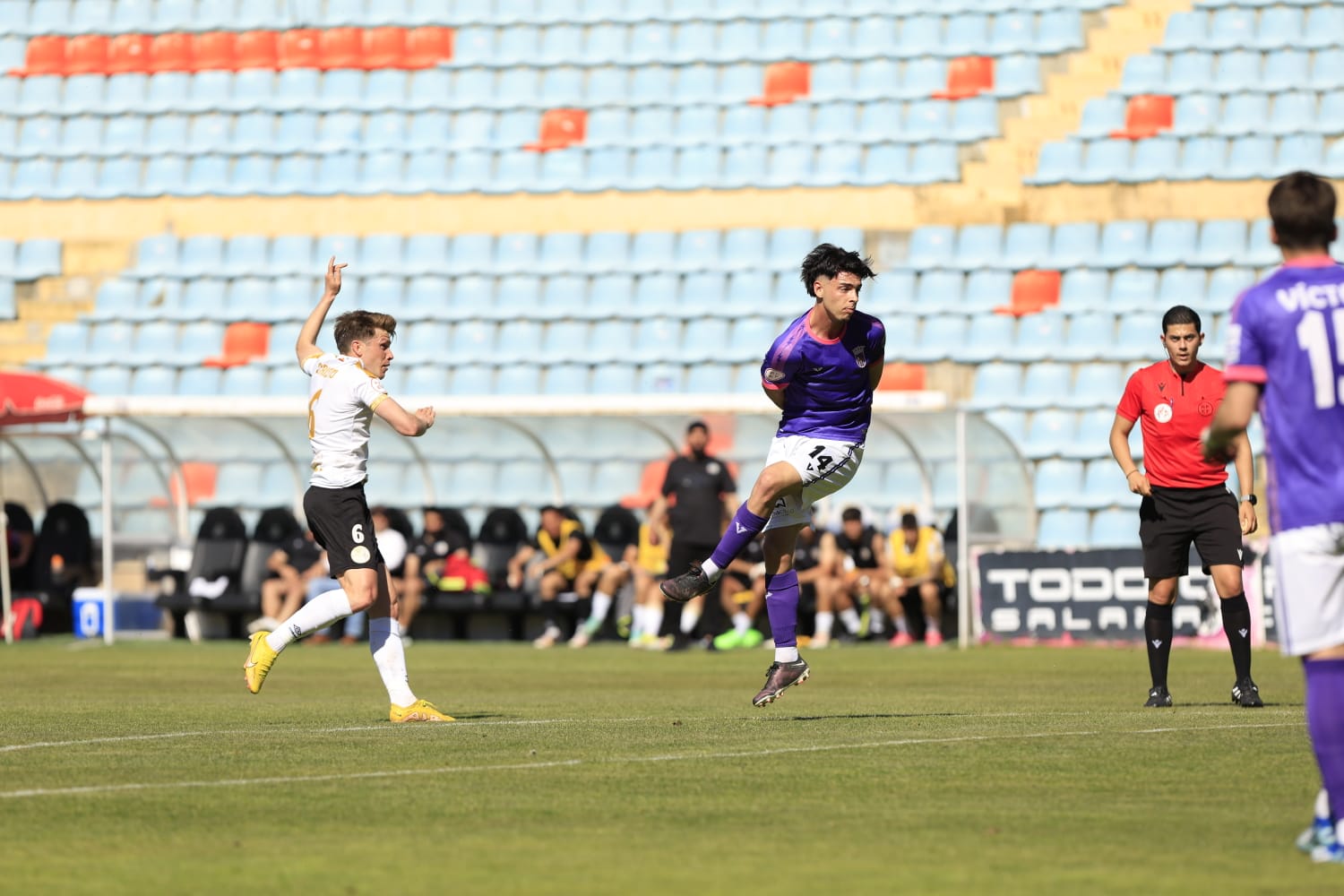 El partido entre el Salamanca UDS y el Palencia CF, en imágenes