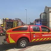Un incendio en un conocido bar de Cabrerizos moviliza a los bomberos