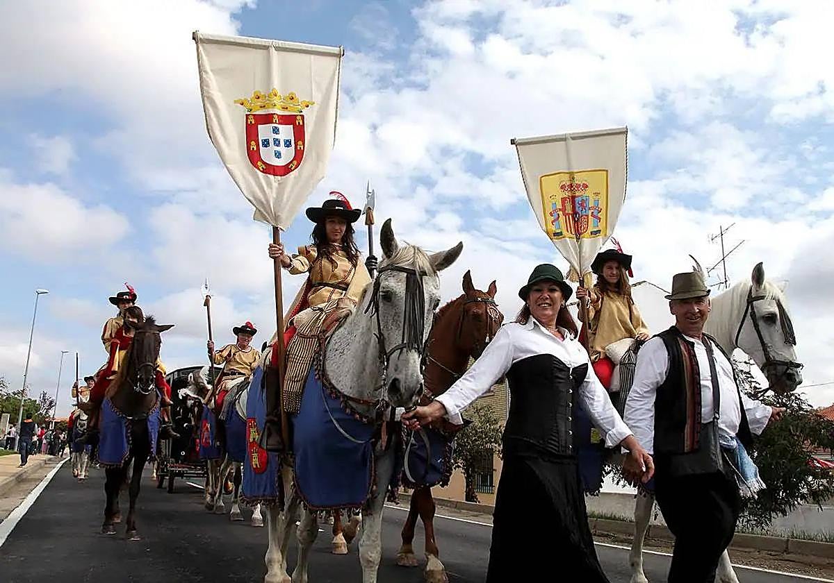 Vísperas nupciales de Felipe II y María Manuela de Portugal, en Aldeatejada.
