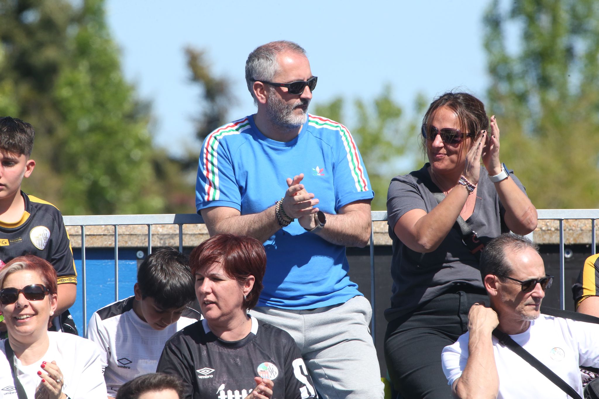 La afición del Salamanca CF UDS se dejan sentir en Tordesillas