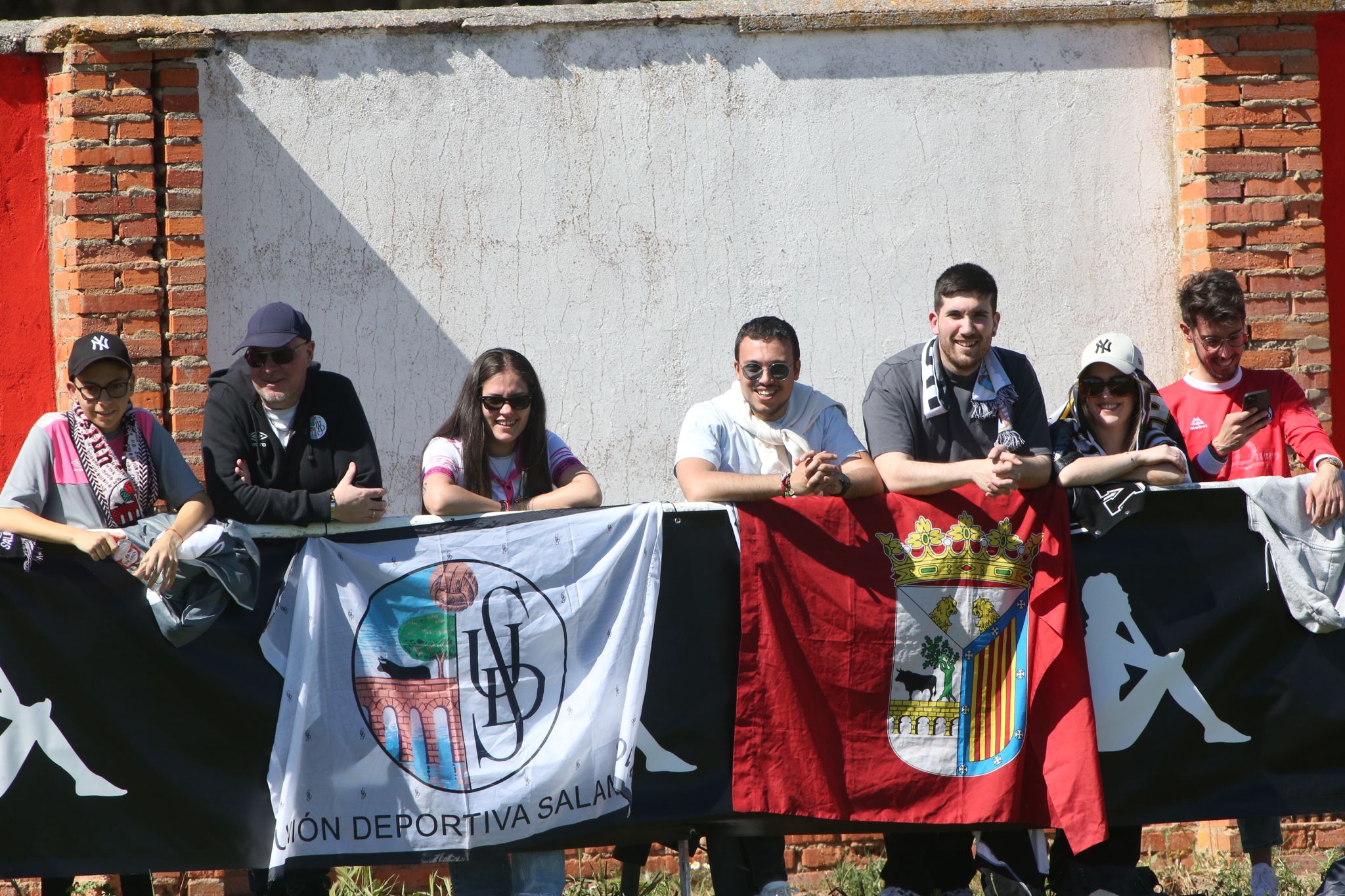 La afición del Salamanca CF UDS se dejan sentir en Tordesillas