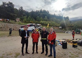 Asistentes a las Jornadas Internacionales de Bomberos