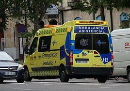 Una ambulancia en una imagen de archivo.