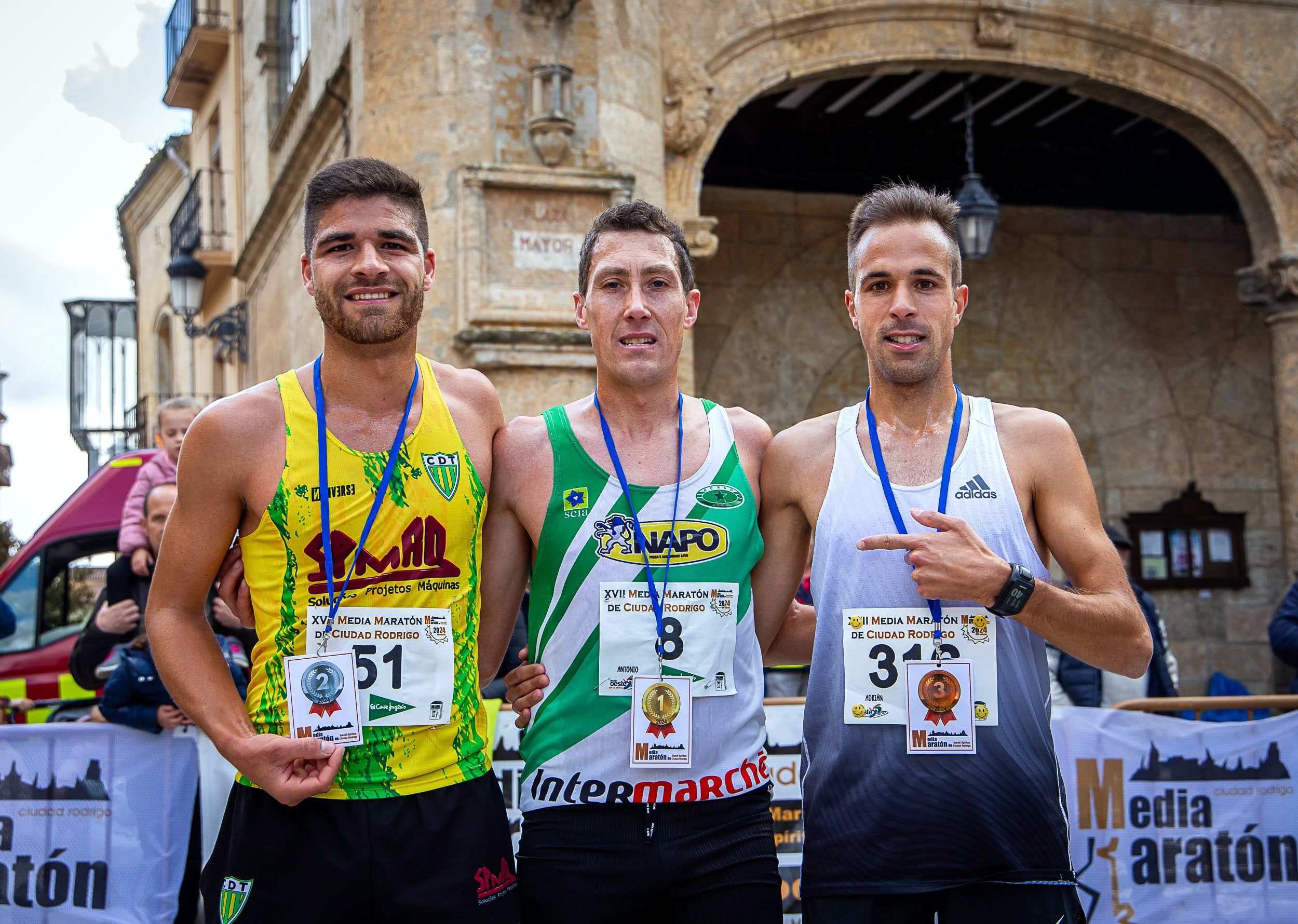 Las mejores imágenes de la Media Maratón de Ciudad Rodrigo