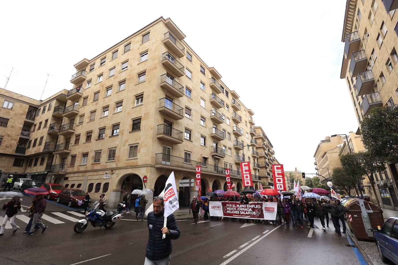 Salamanca marcha por el Día Internacional de los Trabajadores