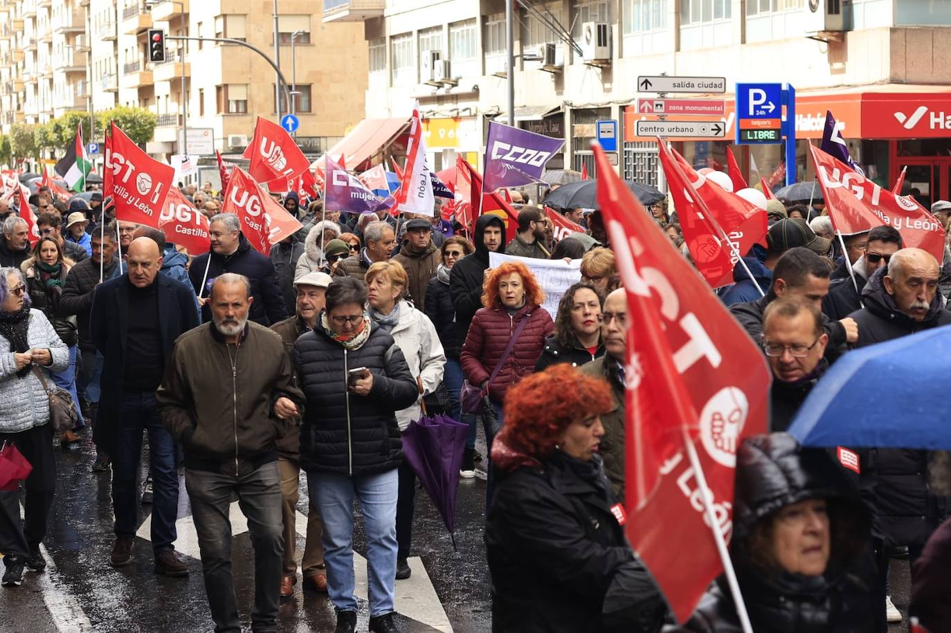 Salamanca marcha por el Día Internacional de los Trabajadores