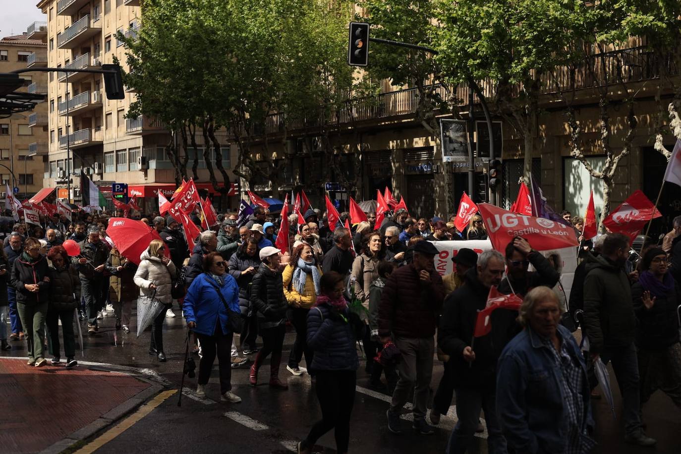 Salamanca marcha por el Día Internacional de los Trabajadores