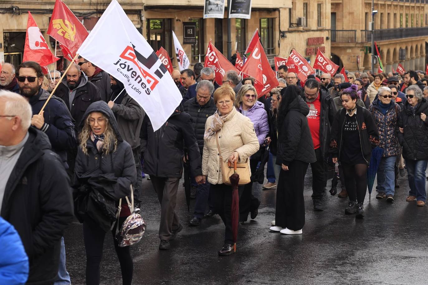 Salamanca marcha por el Día Internacional de los Trabajadores