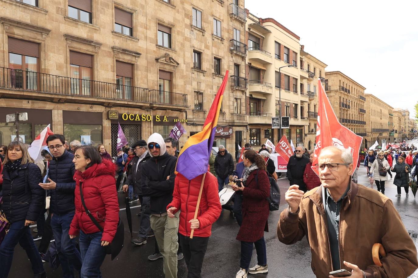 Salamanca marcha por el Día Internacional de los Trabajadores