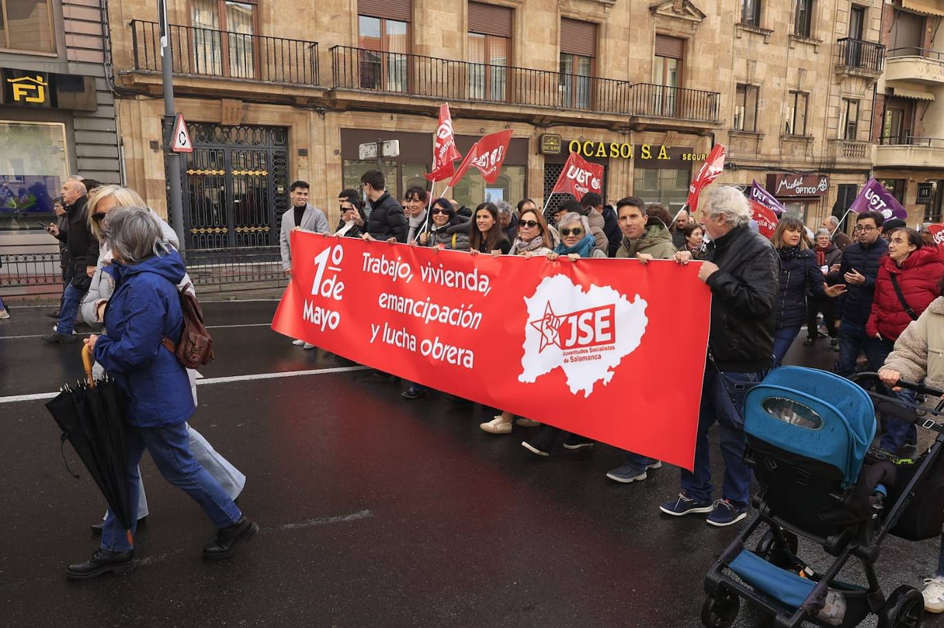 Salamanca marcha por el Día Internacional de los Trabajadores