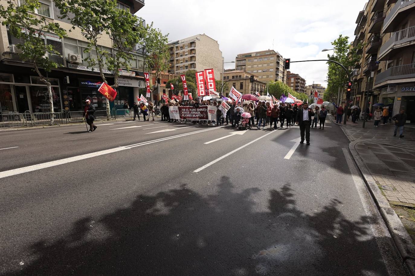 Salamanca marcha por el Día Internacional de los Trabajadores