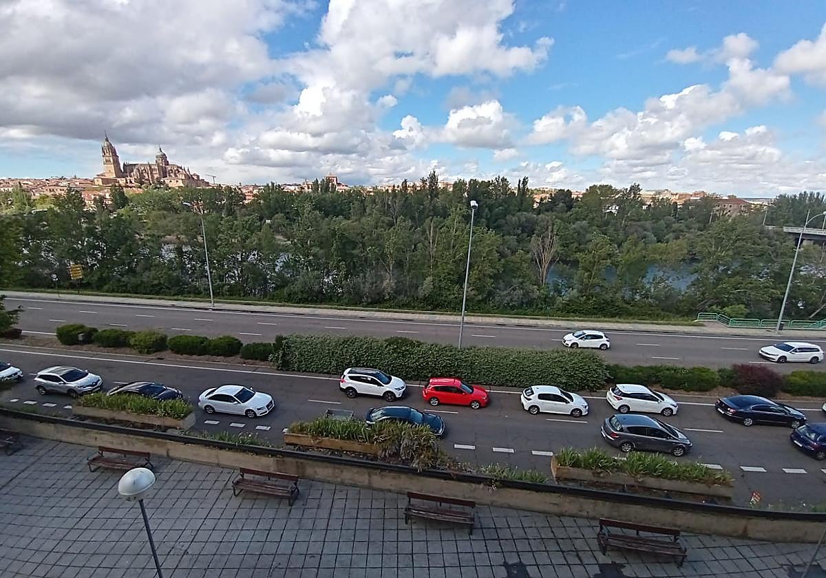 Atasco en Salamanca