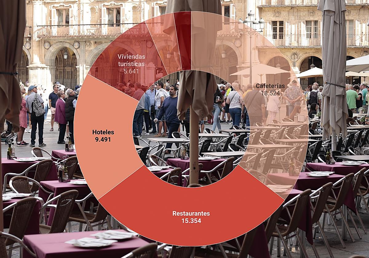 El aforo límite de Salamanca: cuántos turistas caben en la ciudad cuando se agotan las reservas