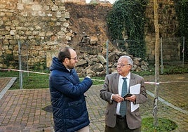 El alcalde de Ciudad Rodrigo y el consejero de Cultura de la Junta.