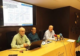 Generoso Gómez, José Manuel Fernández y Emilio Ramos.