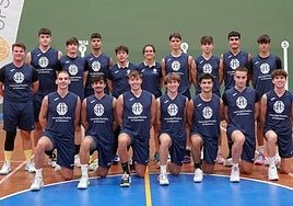 Plantilla del equipo del a UPSA.