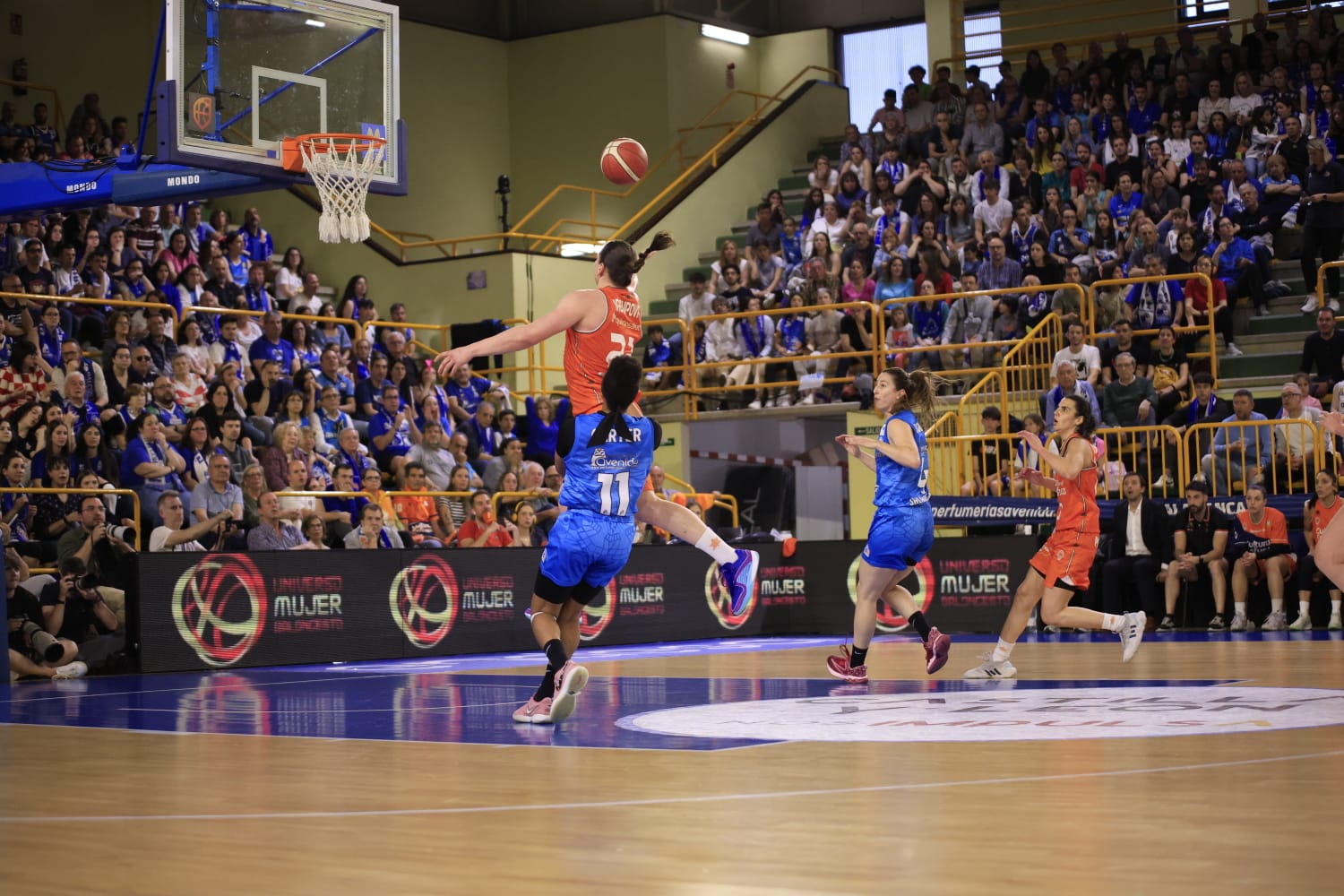 El emocionante partido entre Avenida y Valencia Basket, en imágenes
