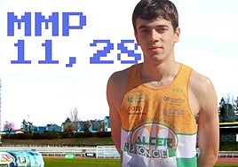 Diego Ruiz, atleta salmantino paralímpico, hace su mejor marca y confirma su liderazgo nacional