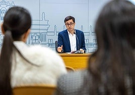 Rueda de prensa del portavoz socialista en el Ayuntamiento de Salamanca, José Luis Mateos.
