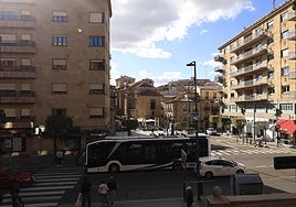 Uno de los autobuses urbanos de la ciudad de Salamanca.
