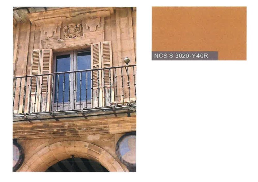 Color elegido para la carpintería de las ventanas.