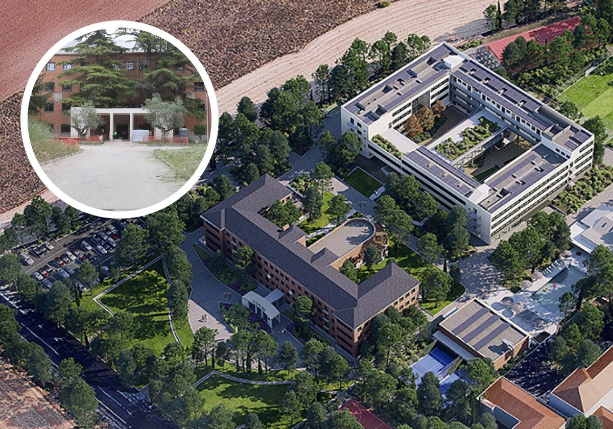 Obras en el antiguo noviciado y aspecto que tendrá la residencia.