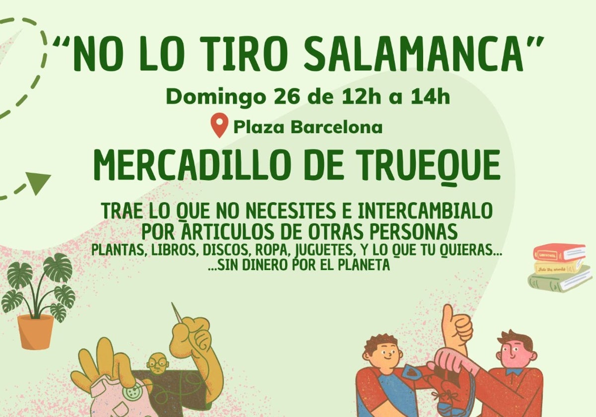 El grupo de whatsapp 'No lo tiro' organiza un mercadillo de trueque en Garrido