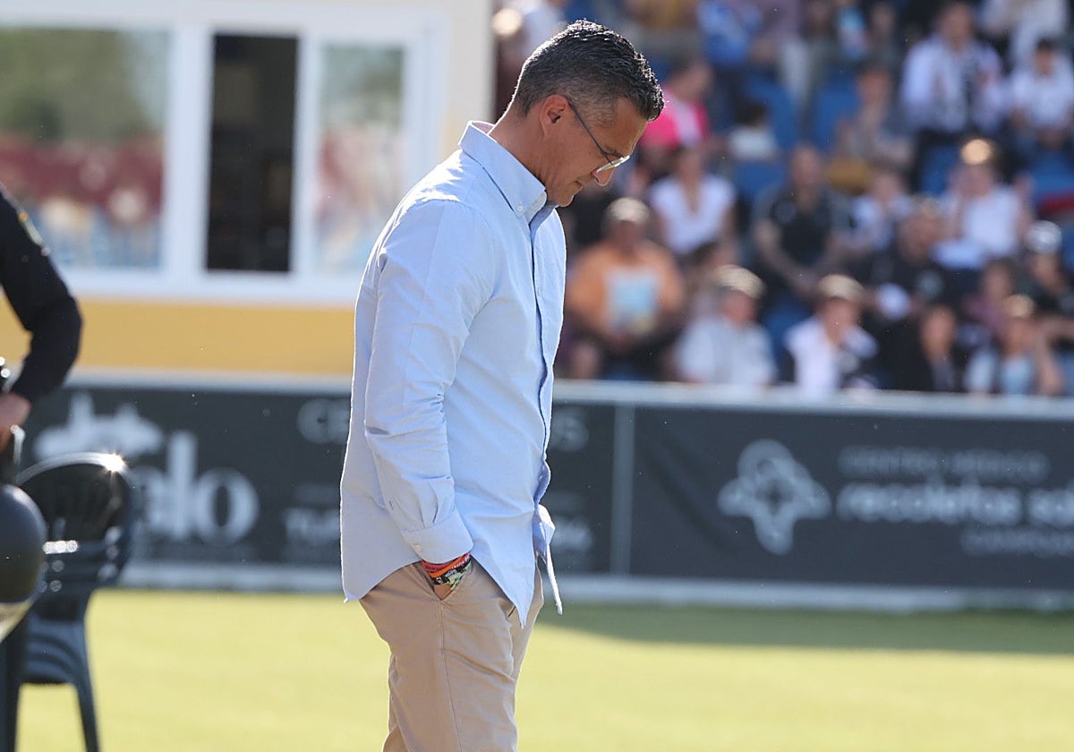 Dani Ponz, este sábado ante el Arenteiro