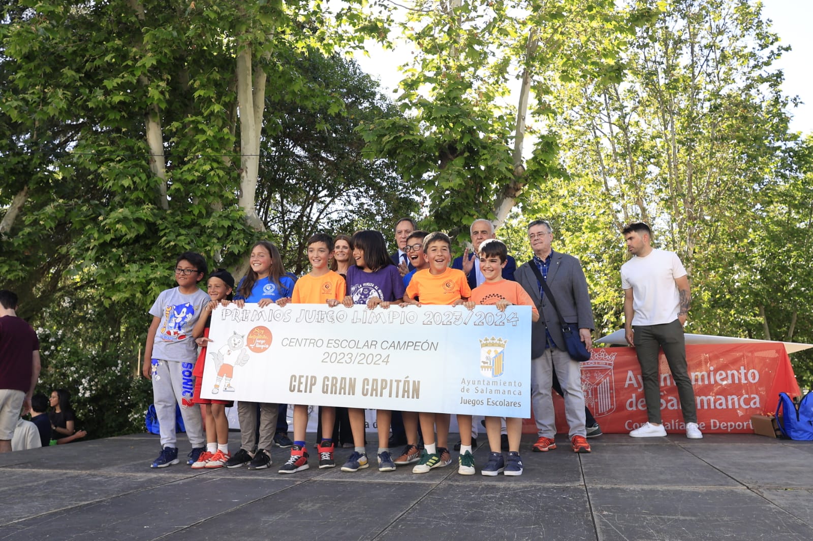 Entrega de premios de los Juegos Escolares 2023-24 en Salamanca