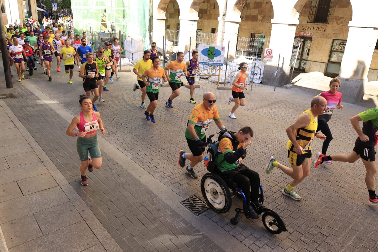 Pasos por la donación en la X Carrera Alcer de Salamanca