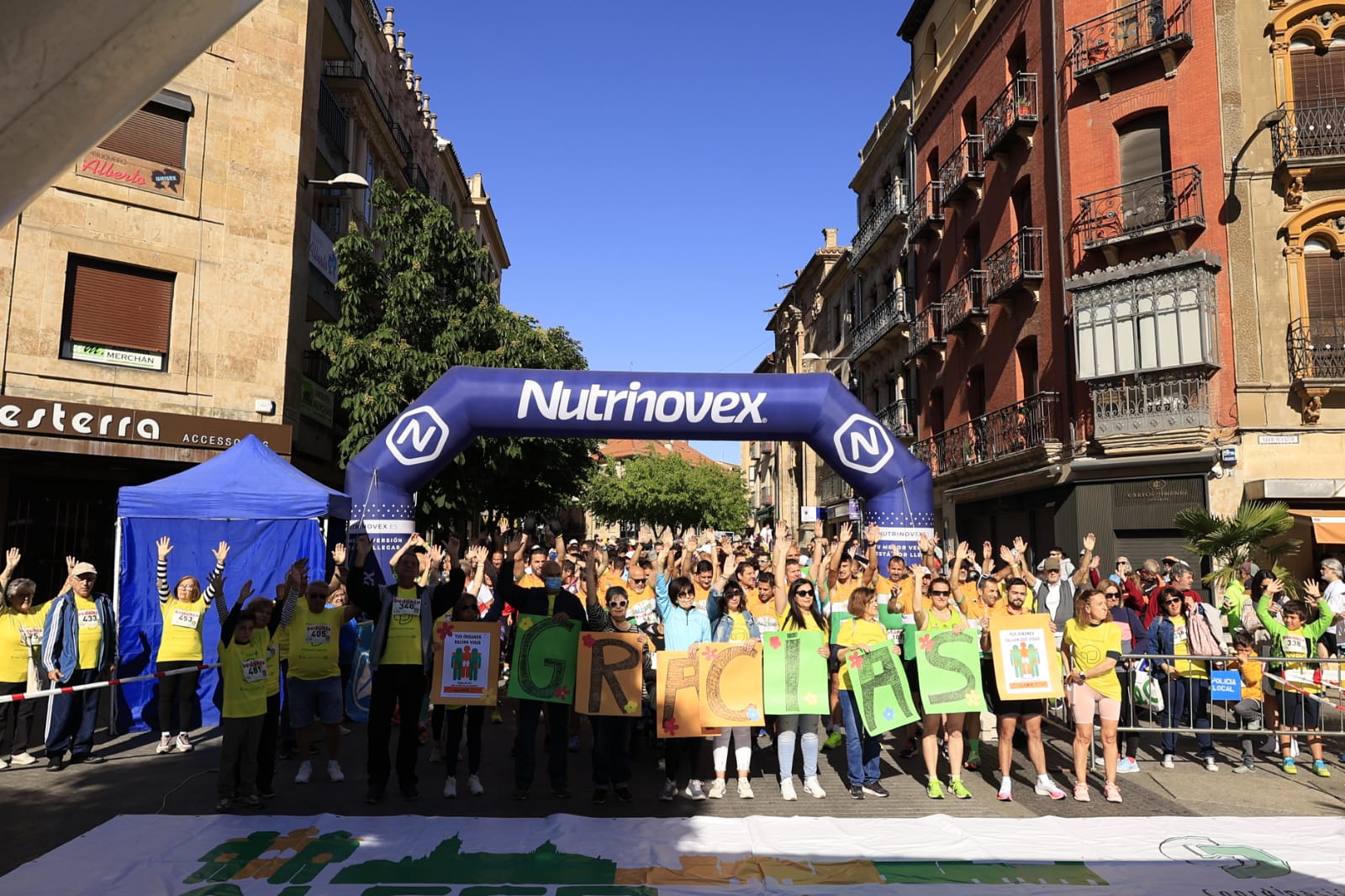 Pasos por la donación en la X Carrera Alcer de Salamanca