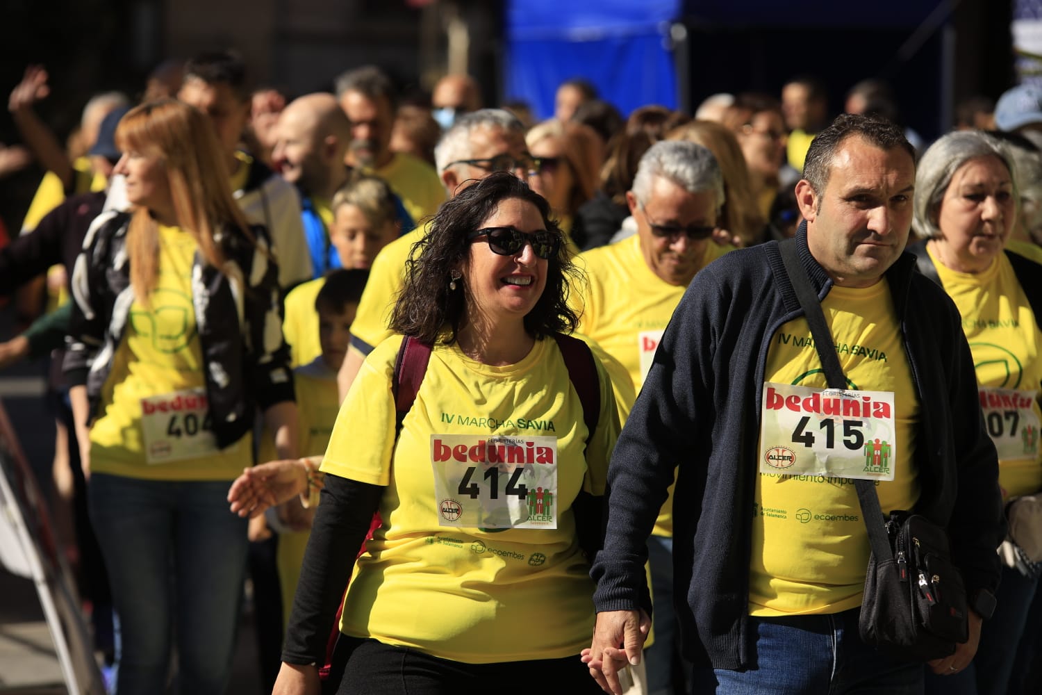 Pasos por la donación en la X Carrera Alcer de Salamanca