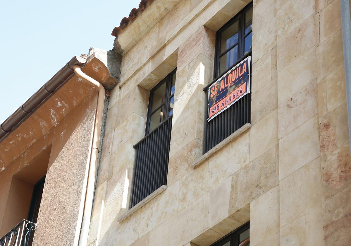Foto de archivo de una vivienda de alquiler en Salamanca