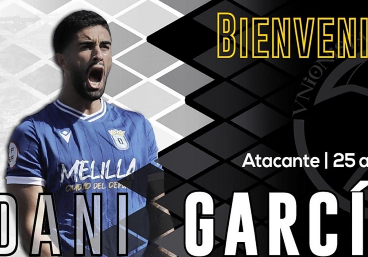 El atacante Dani García, segundo fichaje de Unionistas CF