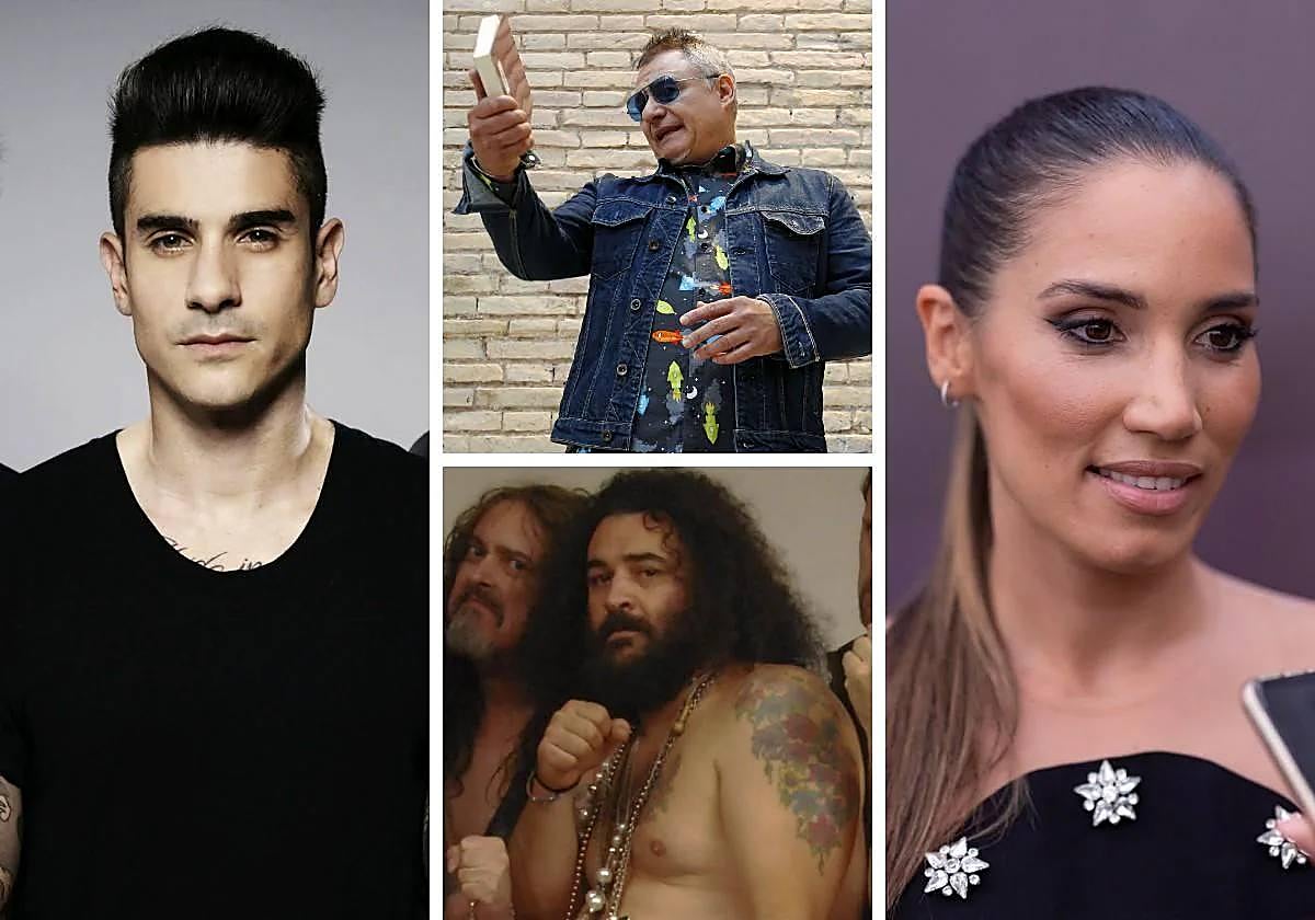 Álvaro Benito, Chimo Bayo, Mojinos Escozíos e India Martínez.