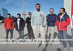 La inestable situación de los bomberos profesionales de Villares ante el desdén de la Diputación