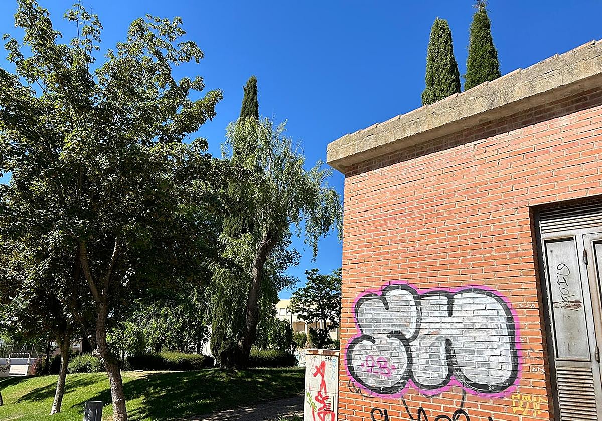 La zona donde se realizaron las pintadas