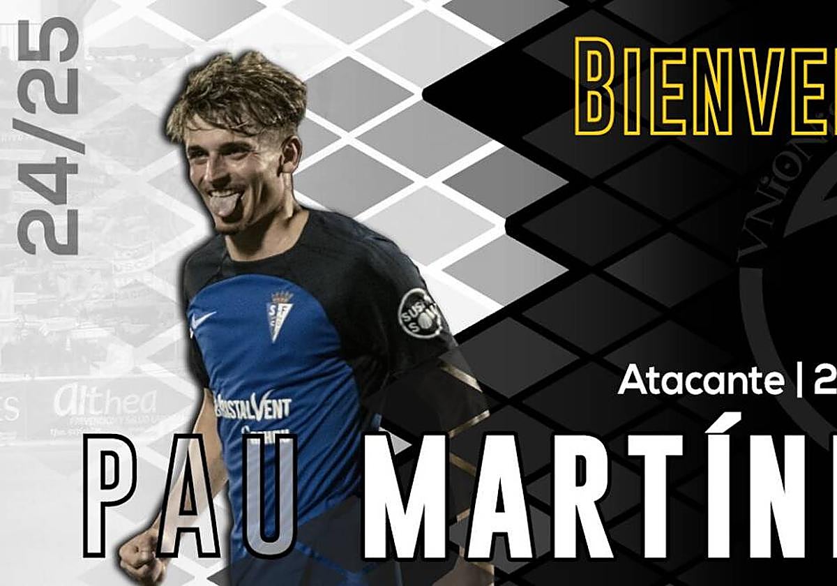 El extremo Pau Martínez llega a la banda derecha de Unionistas