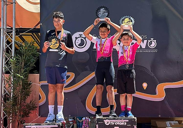 Diego Marcos Barco, David Martín Sánchez y Samuel Morán Alomar.