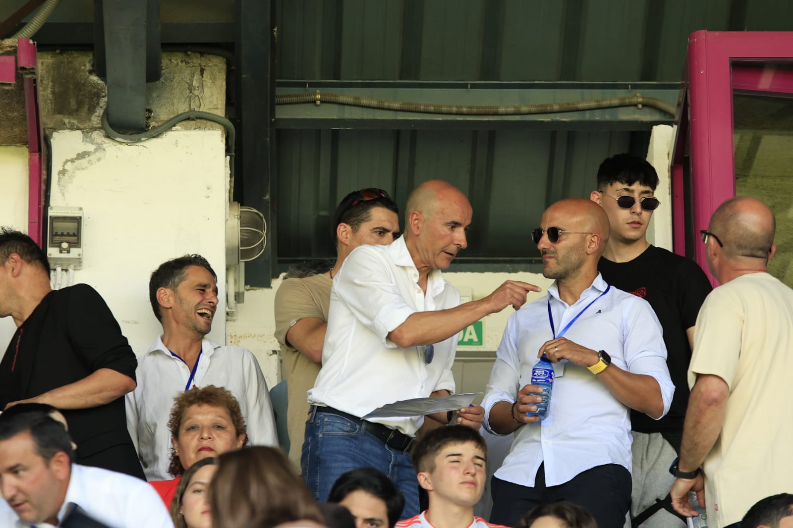 El palco del Helmántico, repleto