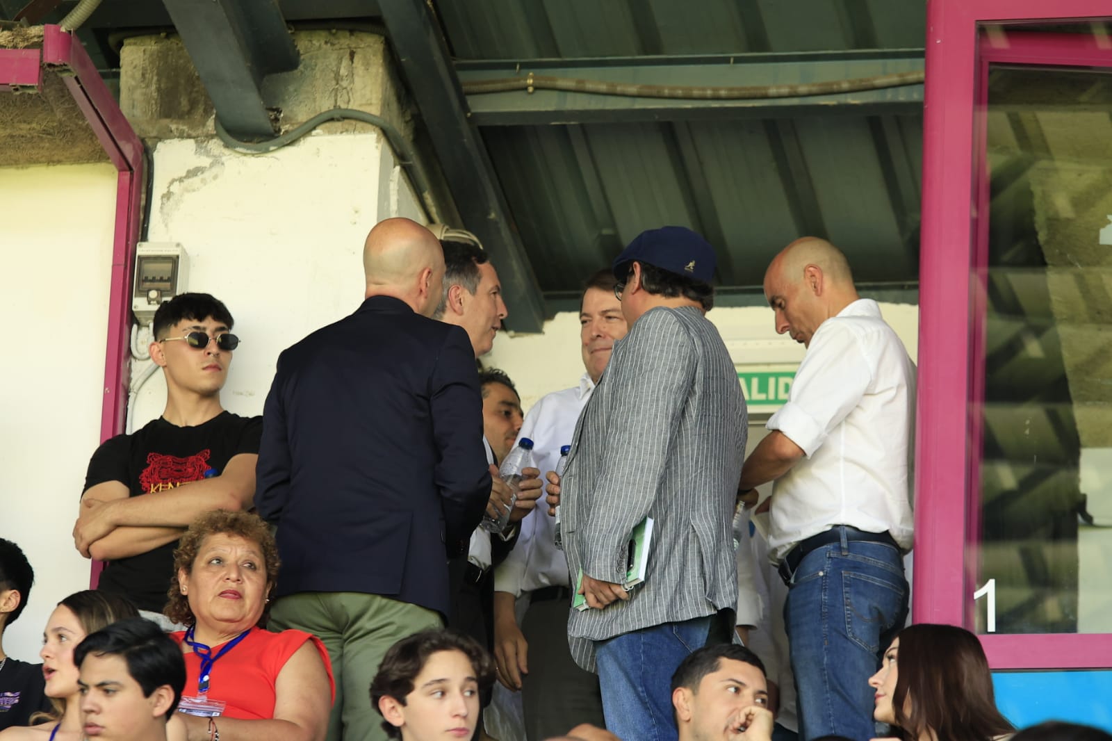 El palco del Helmántico, repleto