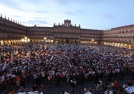 Del Helmántico a la Plaza Mayor, así se celebra el ascenso