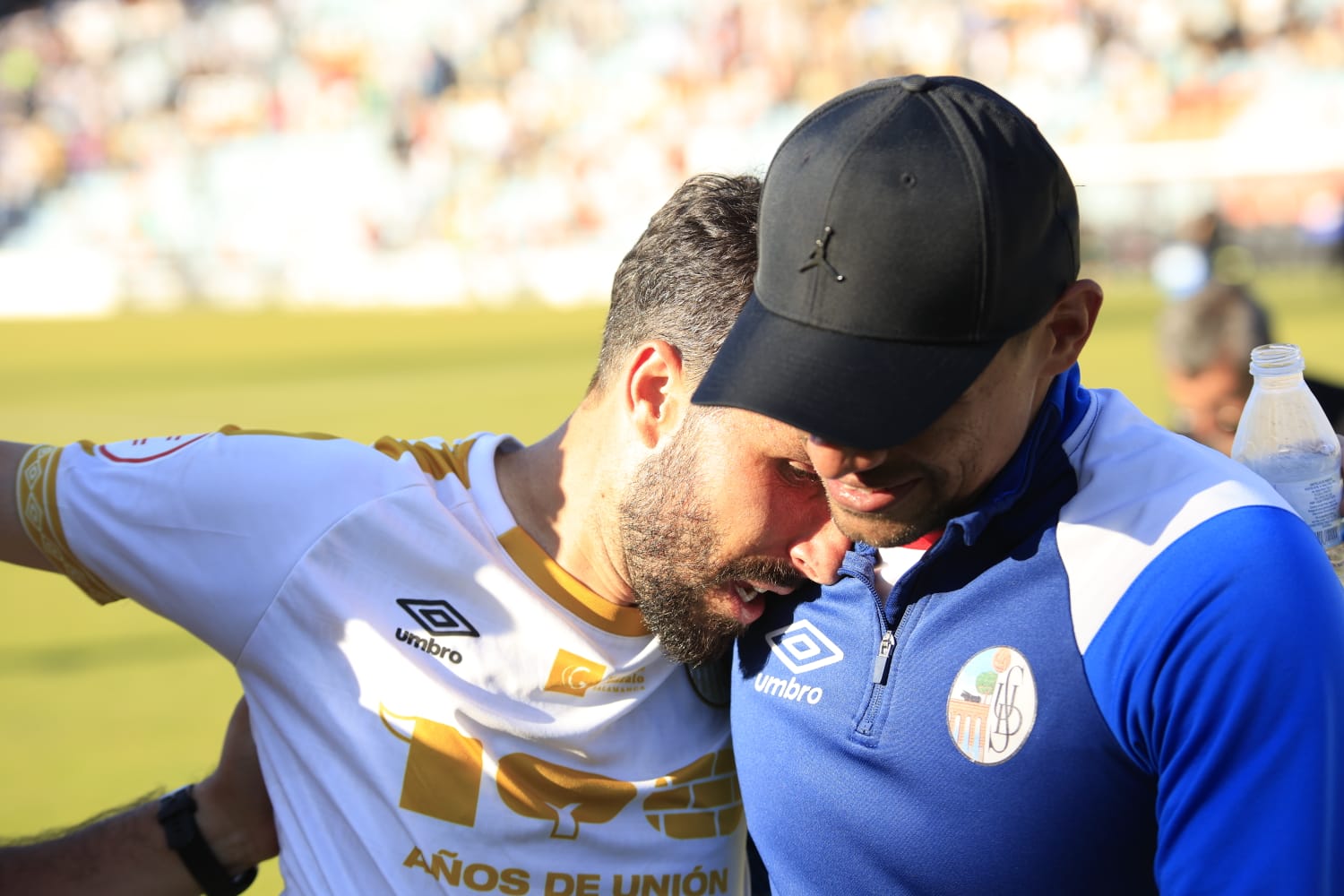 Celebración en el estadio del ascenso del Salamanca UDS a Segunda RFEF