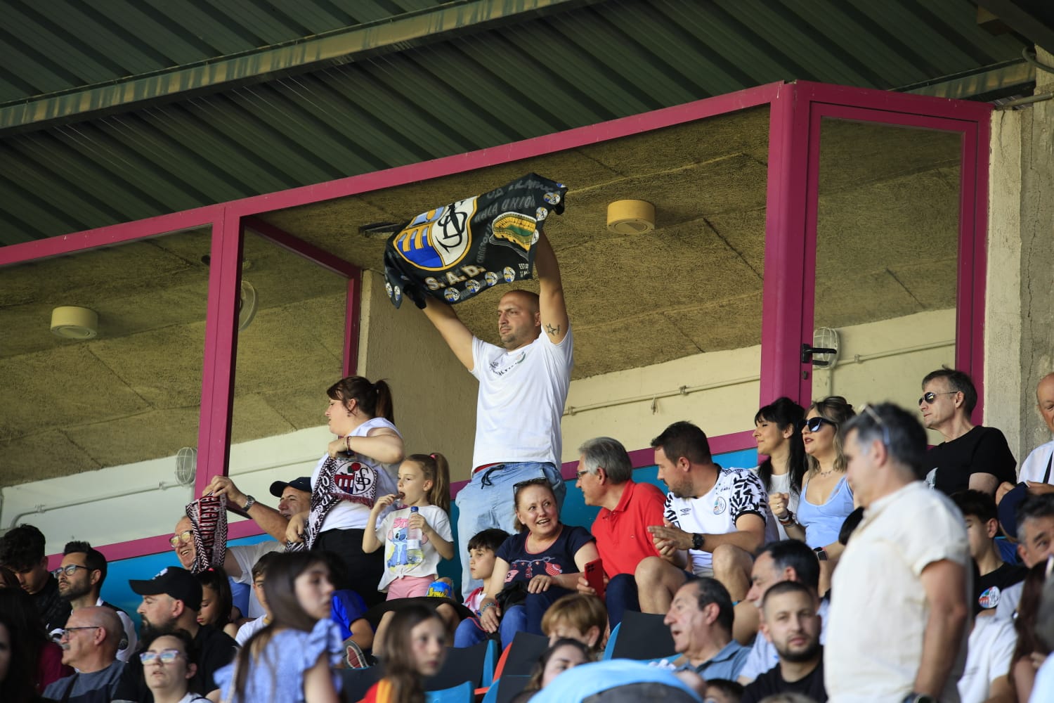 La grada del Helmántico, en la final por el ascenso a Segunda RFEF