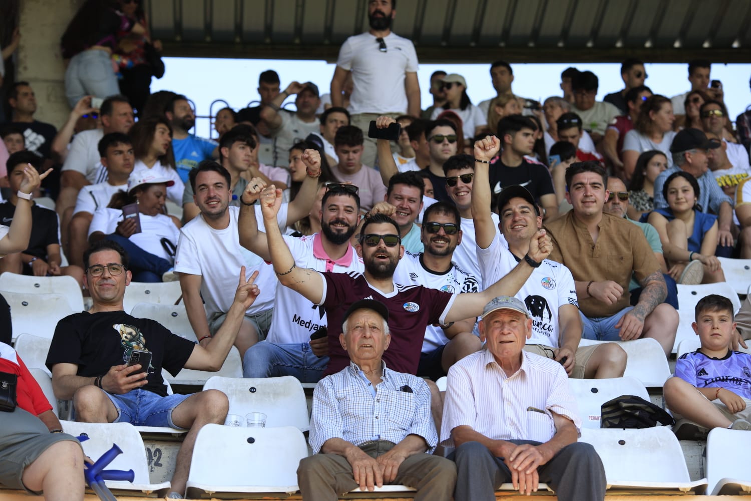 La grada del Helmántico, en la final por el ascenso a Segunda RFEF